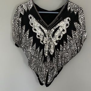 Super groovy 70’s sequined top